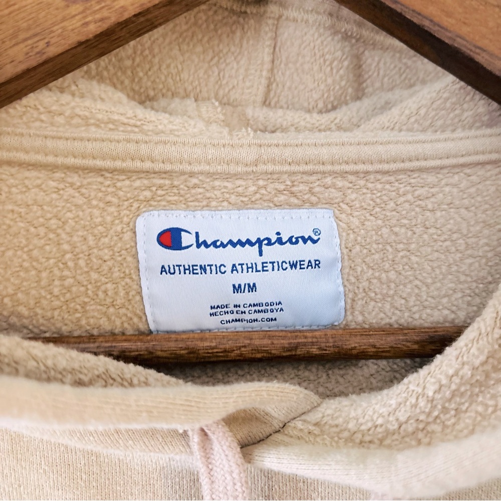 Champion Women’s Beige Tan Basic Solid Hoodie Siz… - image 3